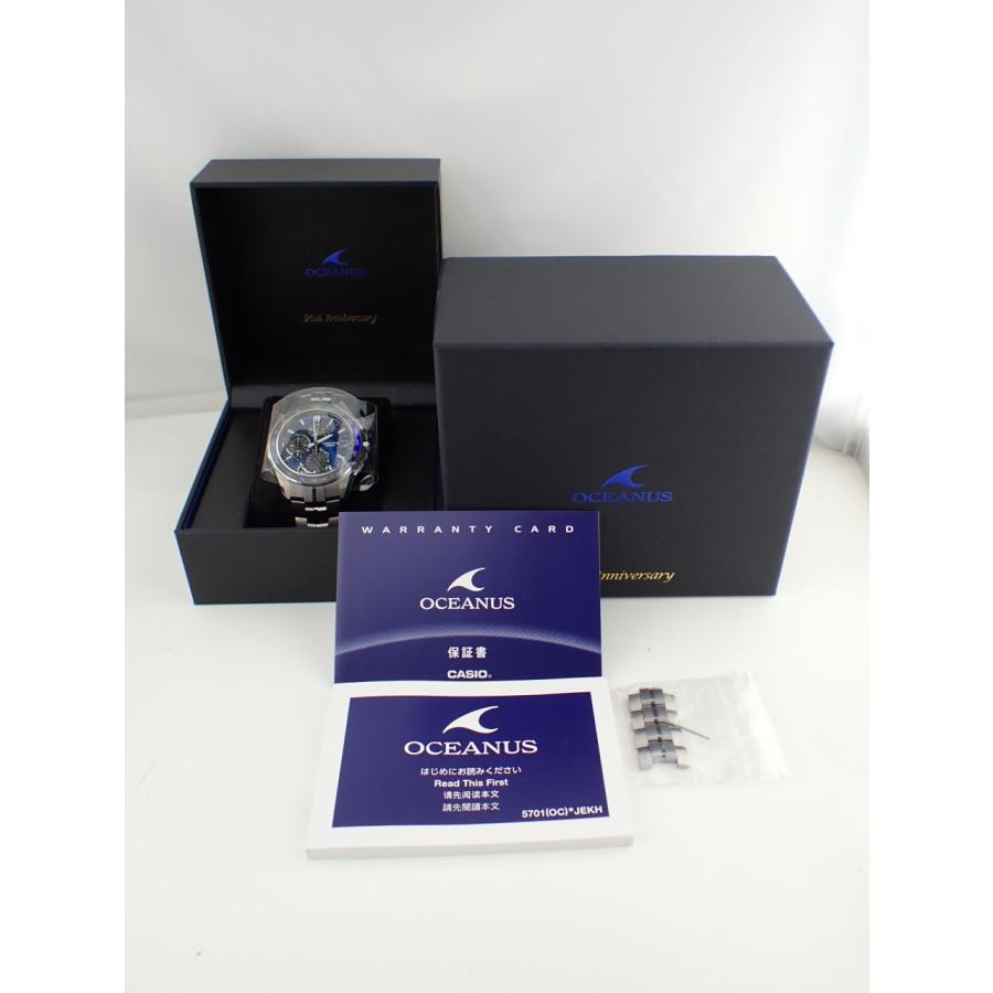 カシオ オシアナス マンタ 20周年記念 数量限定 OCW-S7000BV-2AJR 中古美品 | OCEANUS | 11