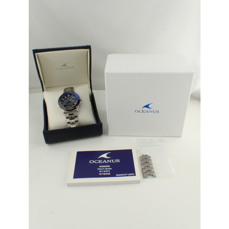 カシオ オシアナス マンタ S5000シリーズ 蒔絵 数量限定 OCW-S5000MB-1AJF 中古美品 | OCEANUS | 11