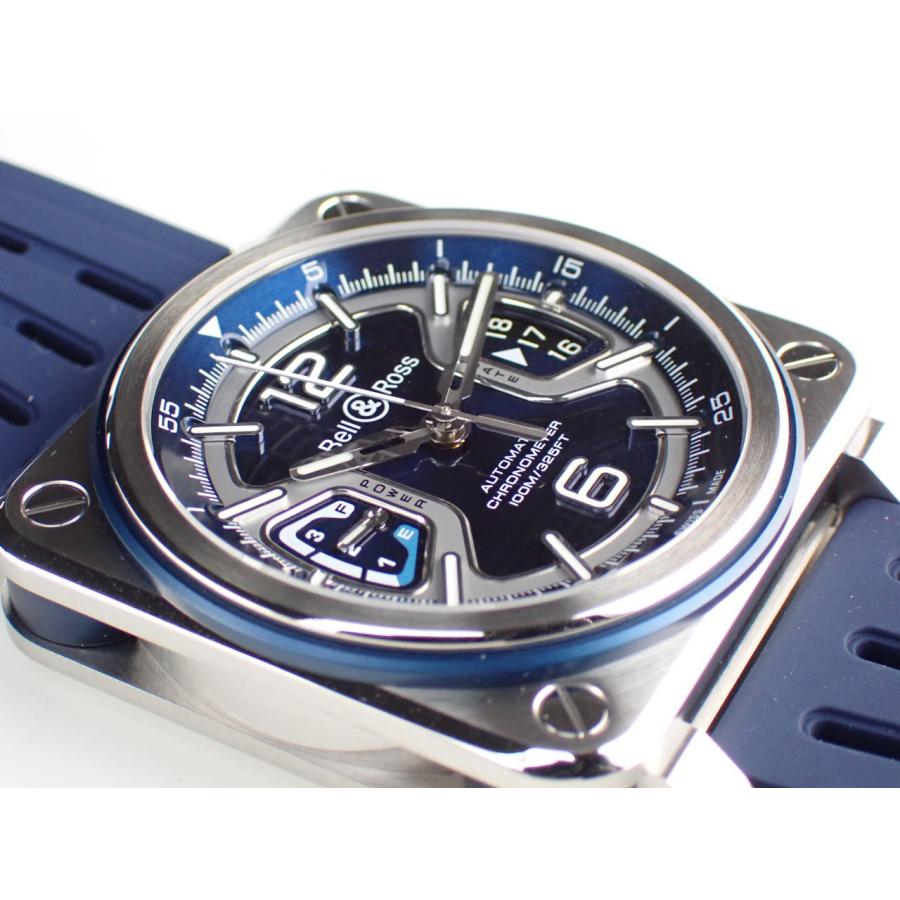 ベル＆ロス BR-X3 ブルースチール ラバーベルト メンズ BRX3R-BLU-ST/SRB 新品 | ベル&ロス | 01