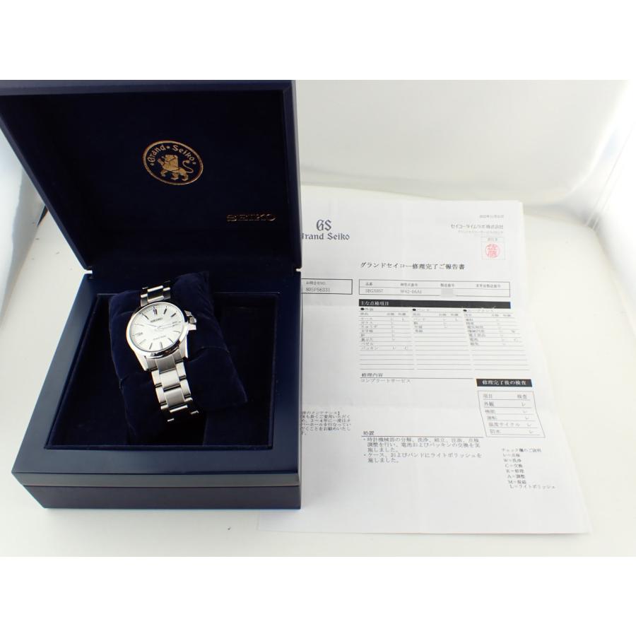 グランドセイコー 生産終了 9Fクォーツ アイスブルー SBGX057(9F62-0AA1)新品仕上げ済 | Grand Seiko | 10