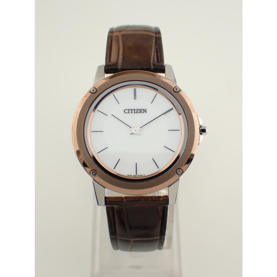 シチズン エコドライブワン ホワイト コンビ AR5026-05A(8826-T023444)中古美品 | CITIZEN | 10