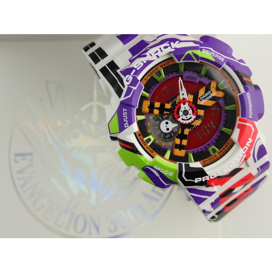 カシオ G-SHOCK 110シリーズ エヴァンゲリオンコラボ デジアナ GA-110EVA30-7AJR 中古美品 | G-SHOCK | 12