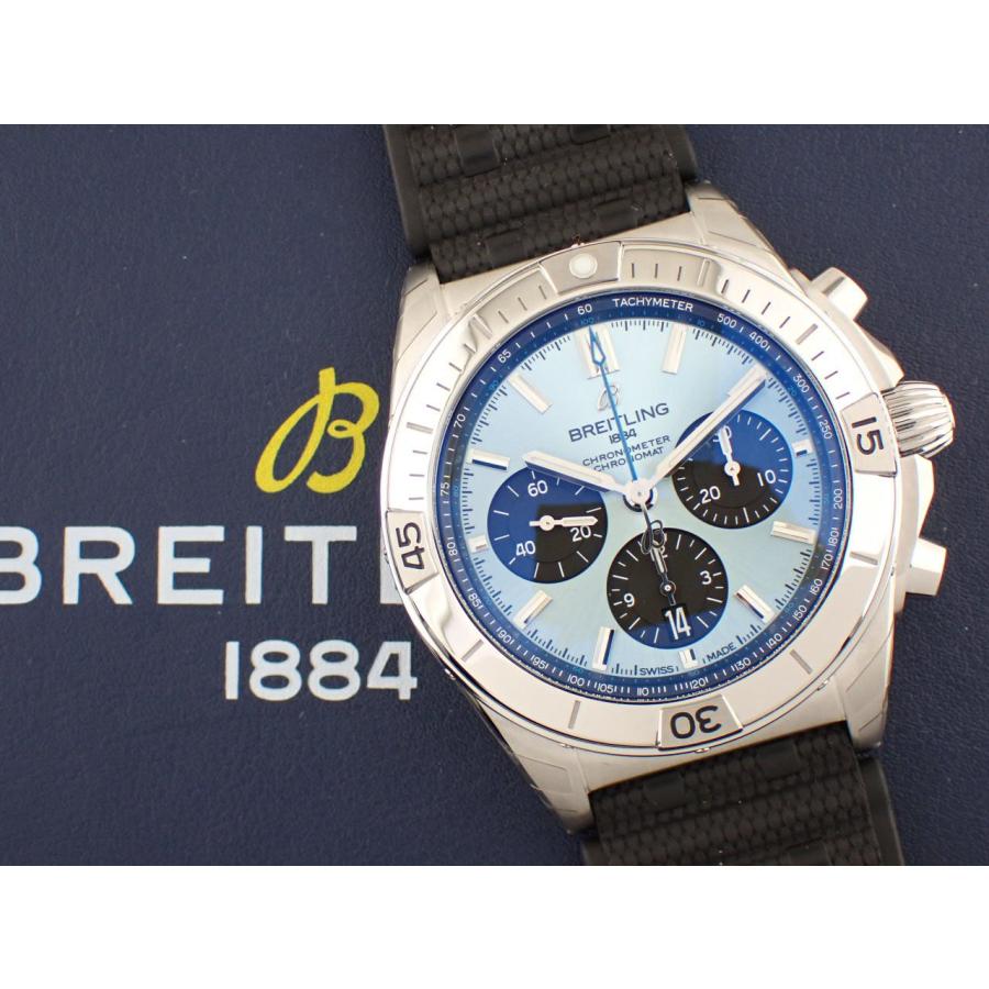 ブライトリング クロノマット B01 42 アイスブルー プラチナベゼル PB0134101C1S2(PB0134) 新品 | クロノマット | 12