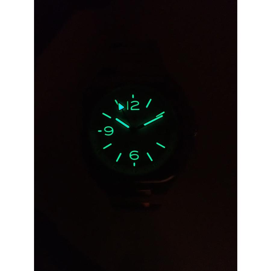 ベル＆ロス BR-05G GMT ホワイト文字盤 41mm メンズ BR05G-SI-ST/SST 新品 | ベル&ロス | 10