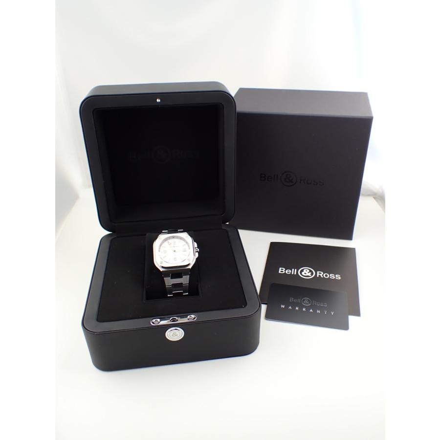 ベル＆ロス BR-05G GMT ホワイト文字盤 41mm メンズ BR05G-SI-ST/SST 新品 | ベル&ロス | 11
