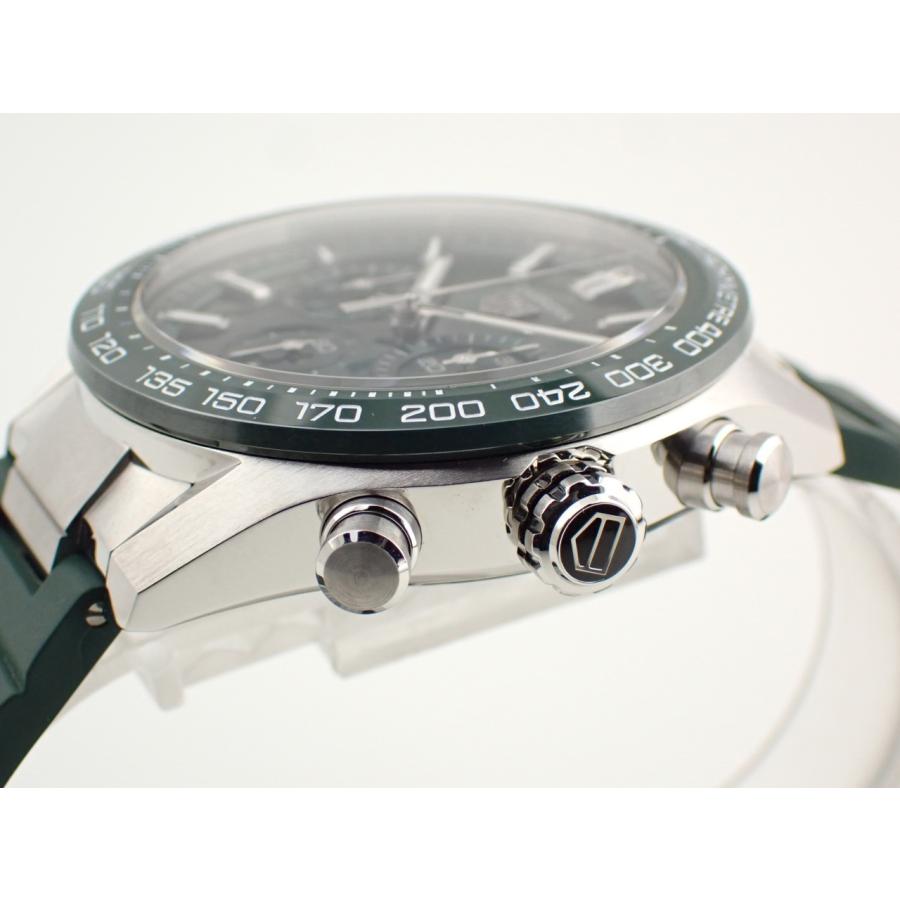 タグホイヤー カレラ クロノグラフ キャリバーTH20-00 グリーン CBN2A1N.FT6238 新品 | カレラ | 02