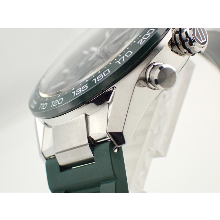 タグホイヤー カレラ クロノグラフ キャリバーTH20-00 グリーン CBN2A1N.FT6238 新品 | カレラ | 03