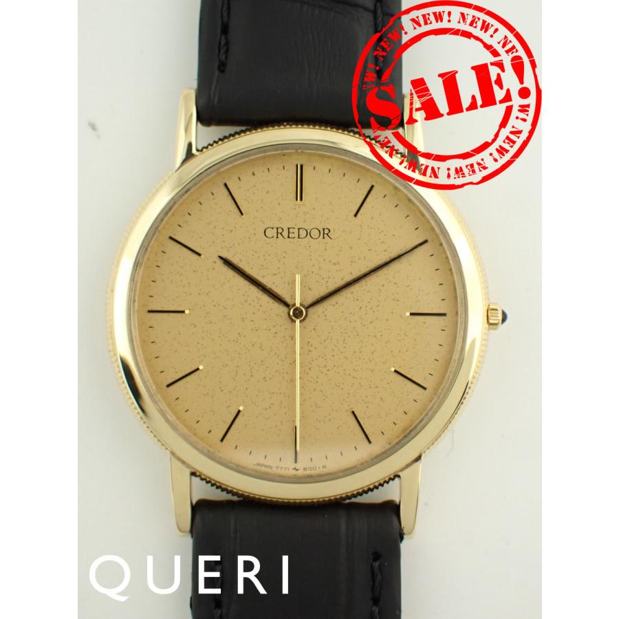 クレドール 18K クォーツ 金無垢 GHAH984(7771-8001)新品仕上げ済 | CREDOR