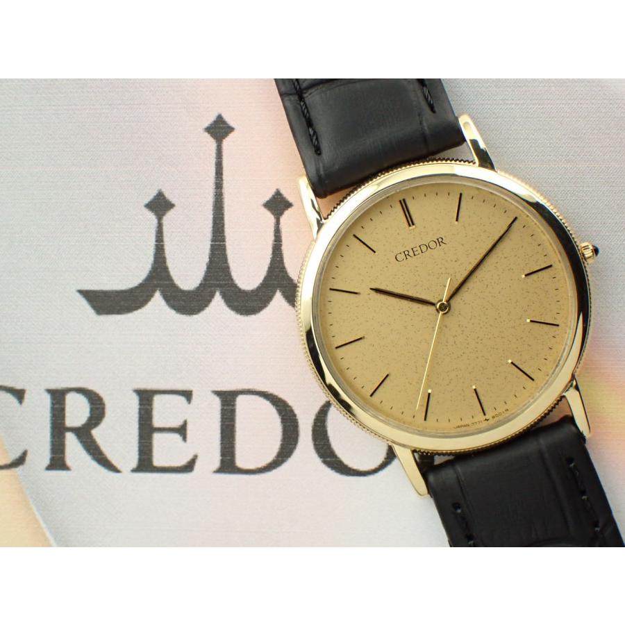 クレドール 18K クォーツ 金無垢 GHAH984(7771-8001)新品仕上げ済 | CREDOR | 11