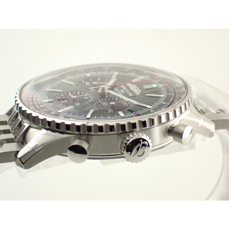 ブライトリング ナビタイマー B01 クロノグラフ 46 グリーン AB0137241L1A1(AB0137)新品 | ナビタイマー | 02