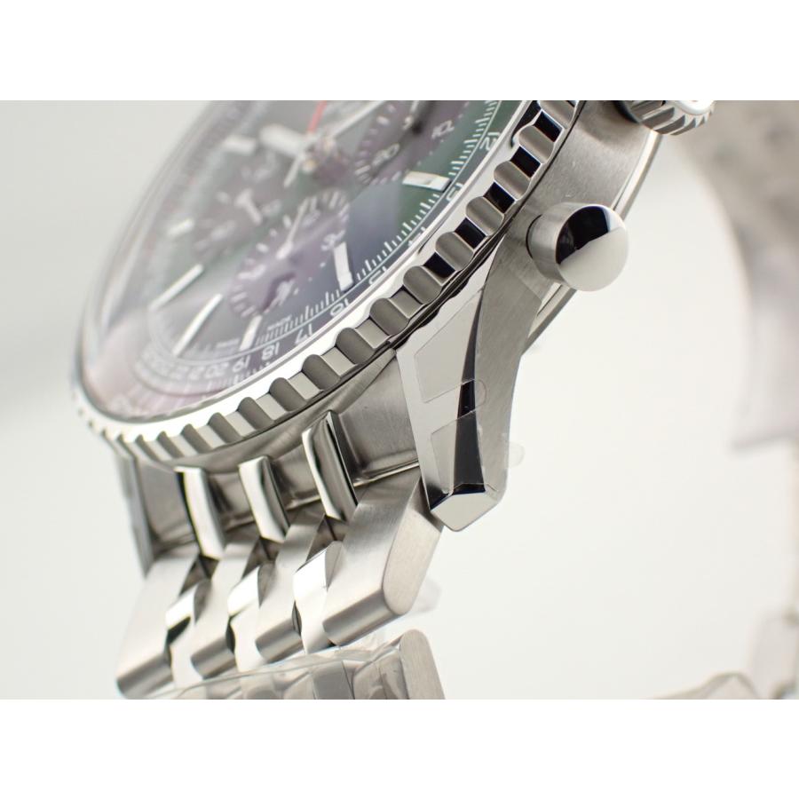 ブライトリング ナビタイマー B01 クロノグラフ 46 グリーン AB0137241L1A1(AB0137)新品 | ナビタイマー | 03