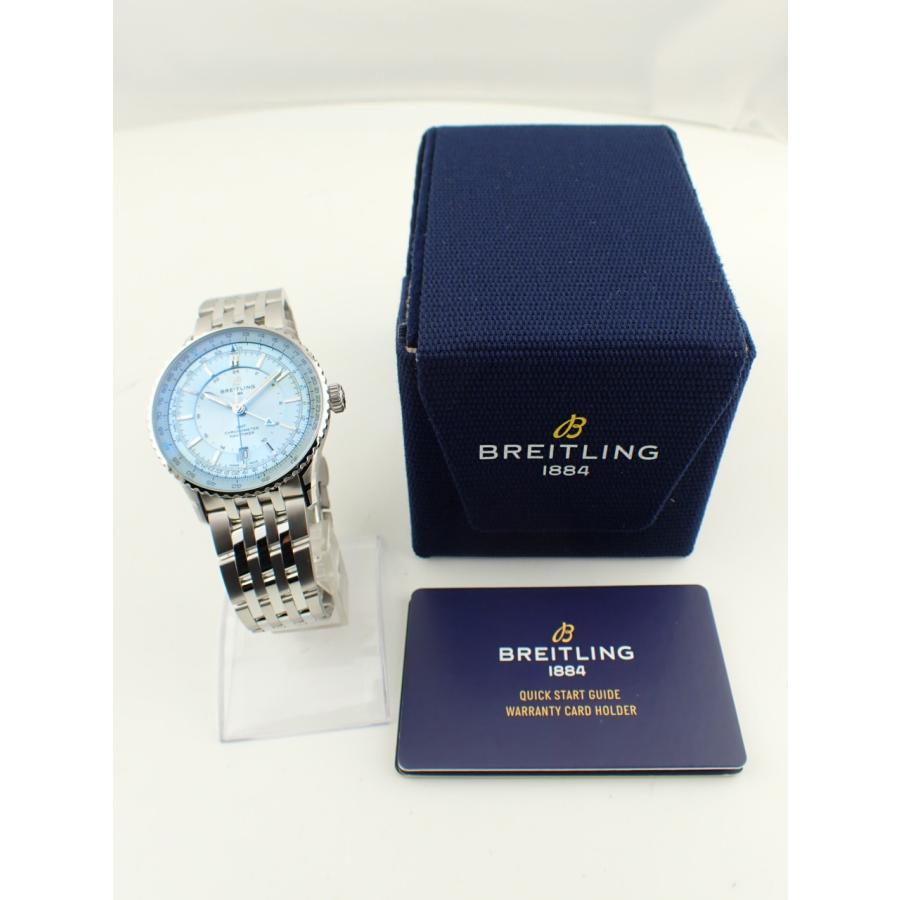 ブライトリング ナビタイマー オートマチック GMT B32 41mm アイスブルー A32310171C1A1(A32310)新品 | ナビタイマー | 11