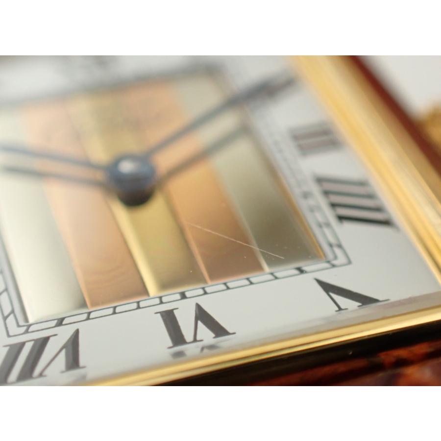 カルティエ マストタンク トリニティ LM ローマ数字 ヴェルメイユ 新品仕上げ済 | Cartier | 14
