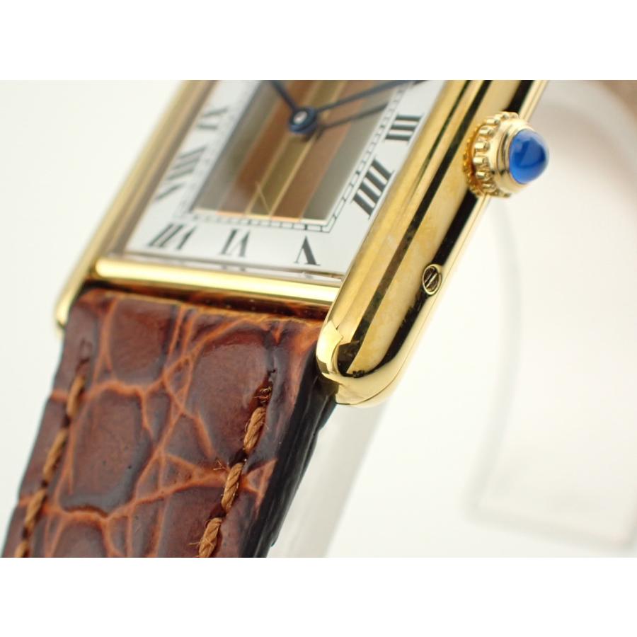 カルティエ マストタンク トリニティ LM ローマ数字 ヴェルメイユ 新品仕上げ済 | Cartier | 03