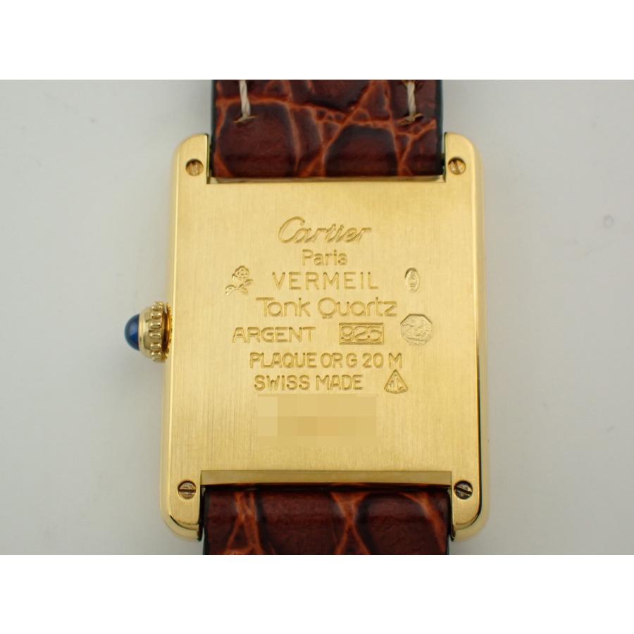 カルティエ マストタンク トリニティ LM ローマ数字 ヴェルメイユ 新品仕上げ済 | Cartier | 07