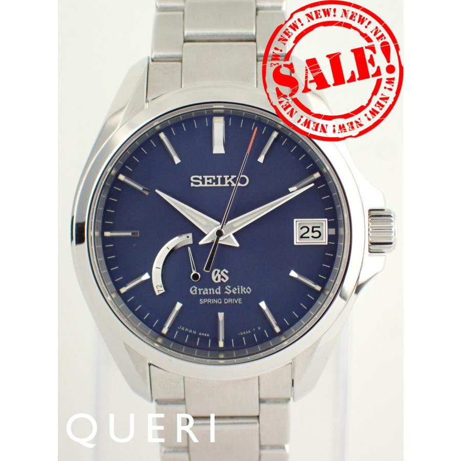 グランドセイコー 生産終了 スプリングドライブ ブルー メンズ SBGA075(9R65-0BD0)新品仕上げ済 | Grand Seiko