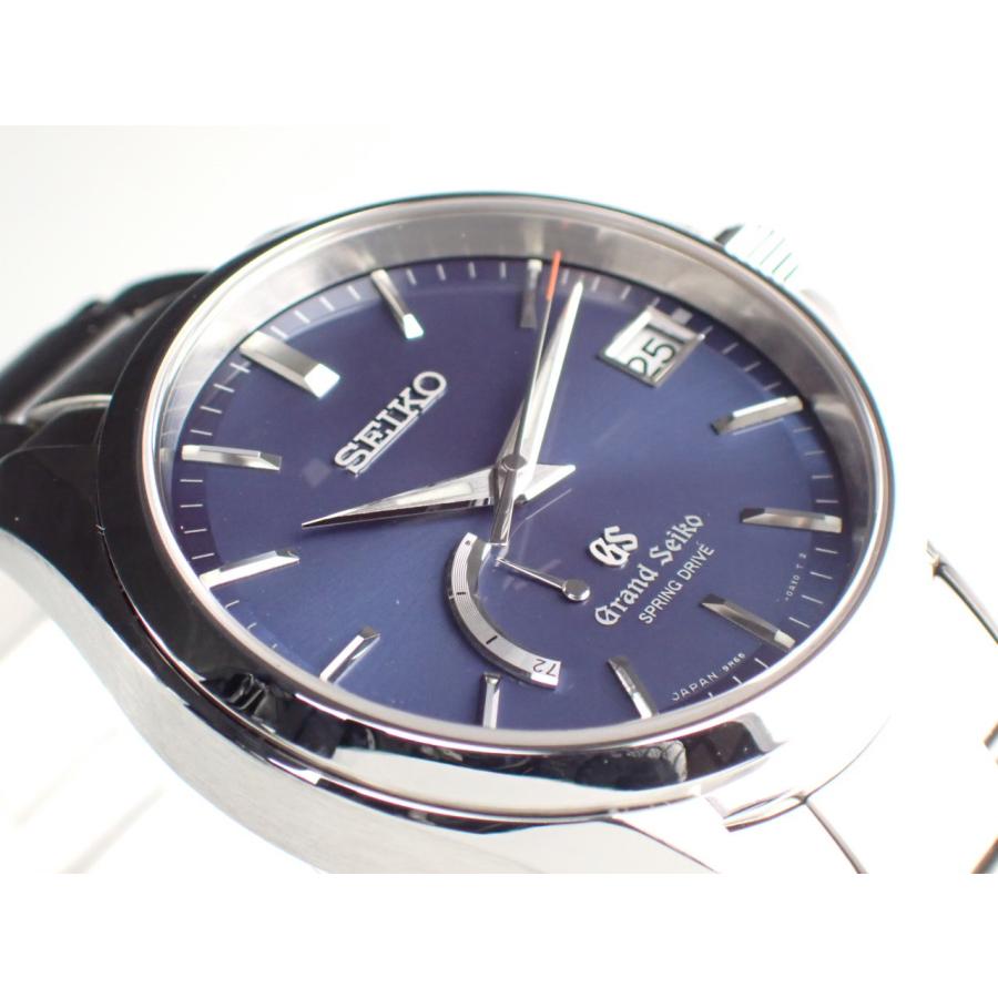 グランドセイコー 生産終了 スプリングドライブ ブルー メンズ SBGA075(9R65-0BD0)新品仕上げ済 | Grand Seiko | 01