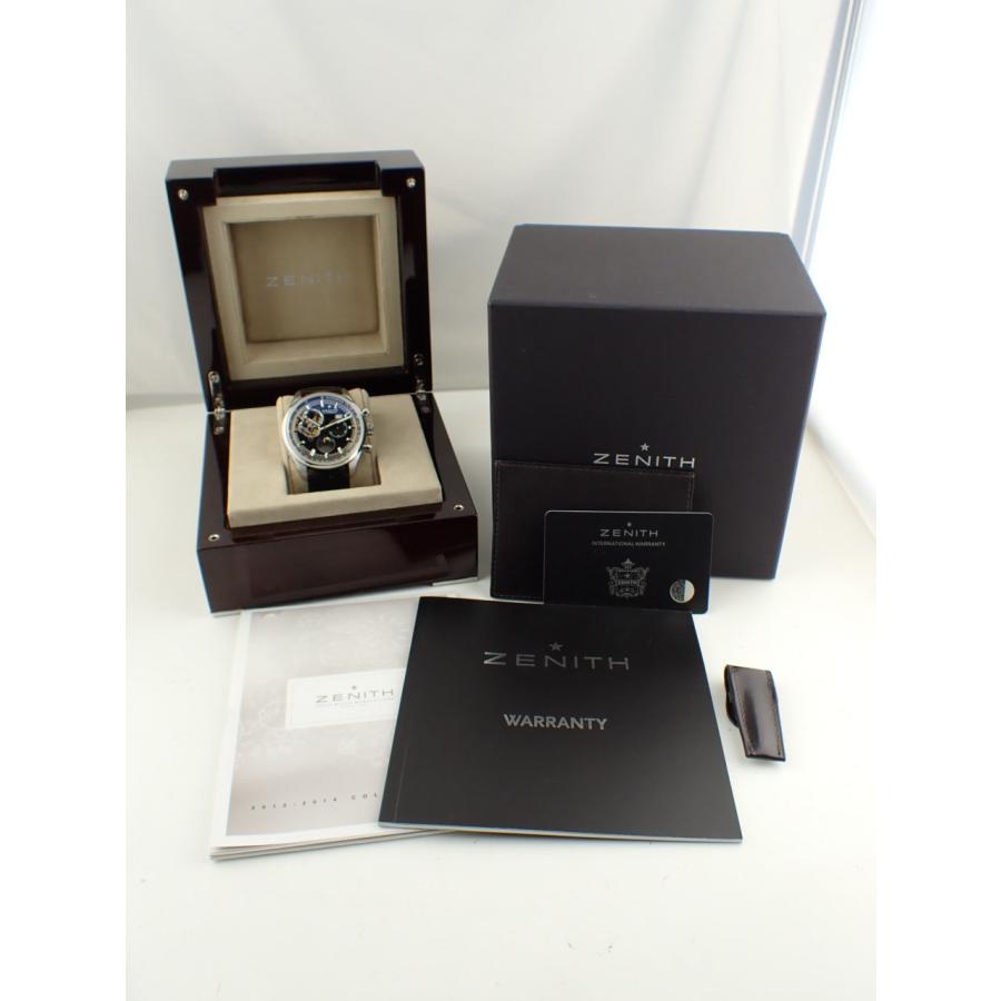 ゼニス クロノマスター エル・プリメロ グランドデイト ムーンフェイズ ブラック 03.2160.4047/21.C714 新品仕上げ済 | ZENITH（時計） | 11