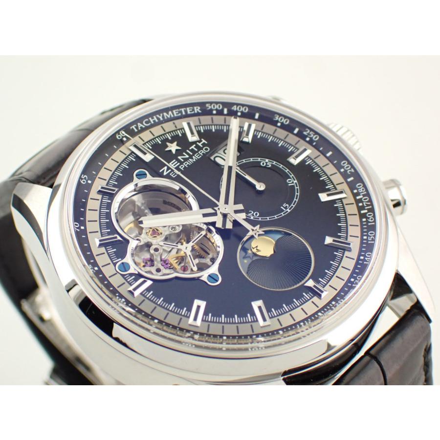 ゼニス クロノマスター エル・プリメロ グランドデイト ムーンフェイズ ブラック 03.2160.4047/21.C714 新品仕上げ済 | ZENITH（時計） | 01
