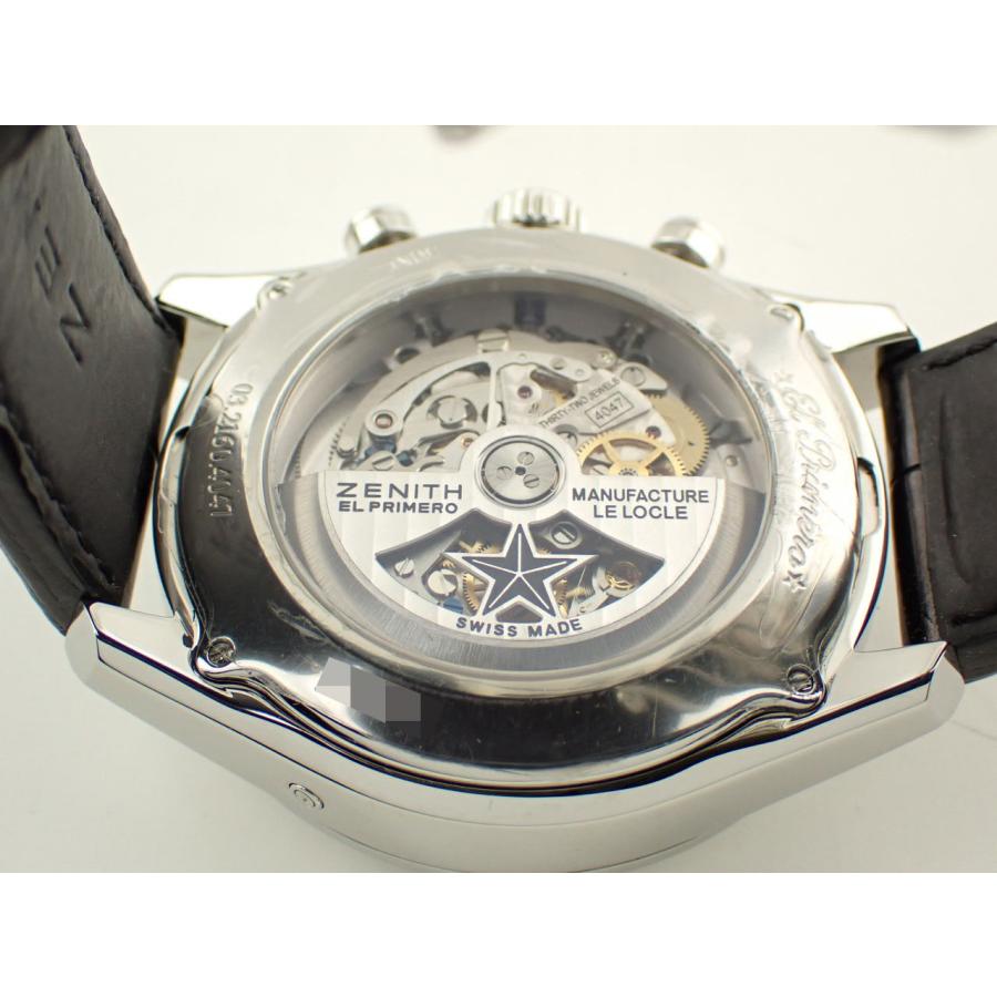 ゼニス クロノマスター エル・プリメロ グランドデイト ムーンフェイズ ブラック 03.2160.4047/21.C714 新品仕上げ済 | ZENITH（時計） | 07