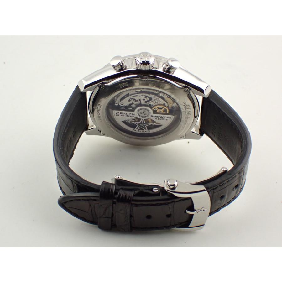 ゼニス クロノマスター エル・プリメロ グランドデイト ムーンフェイズ ブラック 03.2160.4047/21.C714 新品仕上げ済 | ZENITH（時計） | 09