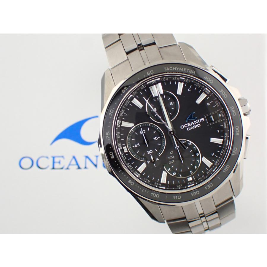 カシオ オシアナス マンタ S7000シリーズ メンズ OCW-S7000-1A2JF 中古の画像