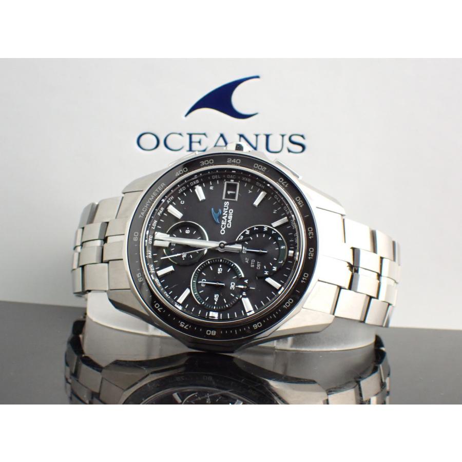 カシオ オシアナス マンタ S7000シリーズ メンズ OCW-S7000-1A2JF 中古の画像