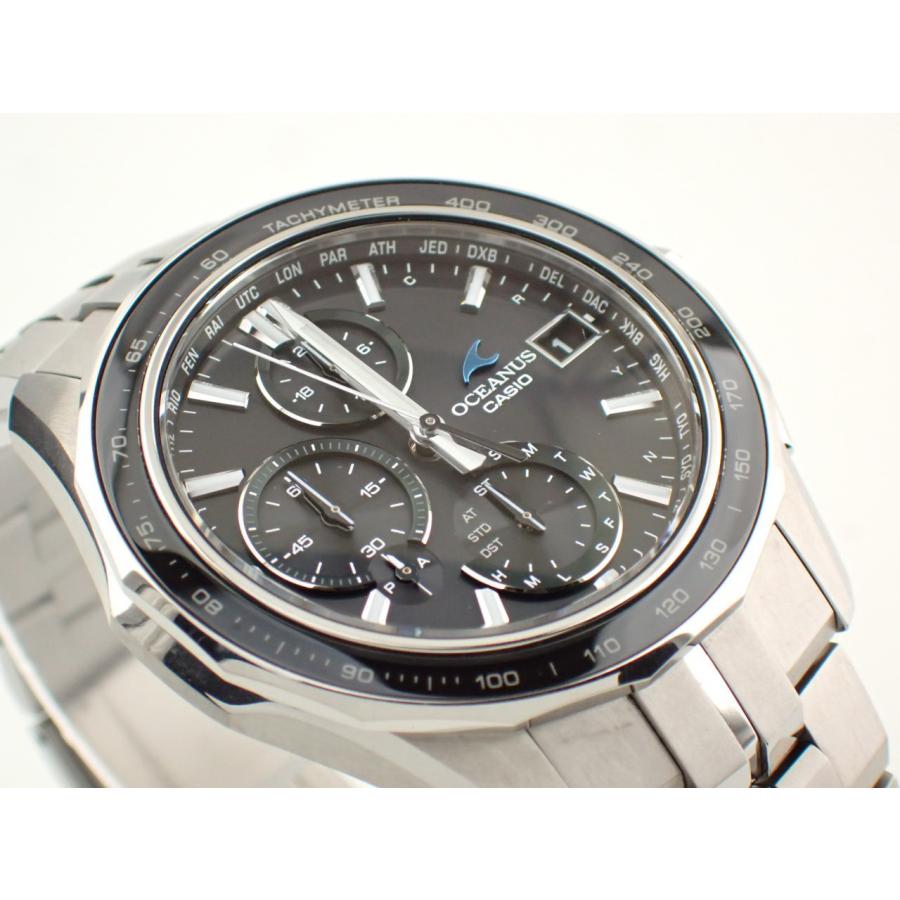 カシオ オシアナス マンタ S7000シリーズ メンズ OCW-S7000-1A2JF 中古の画像