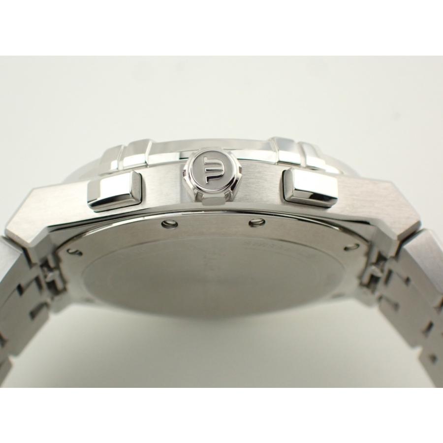 モーリスラクロア アイコン クォーツ クロノグラフ 42mm シルバー文字盤 AI1118-SS002-230-1 新品の画像