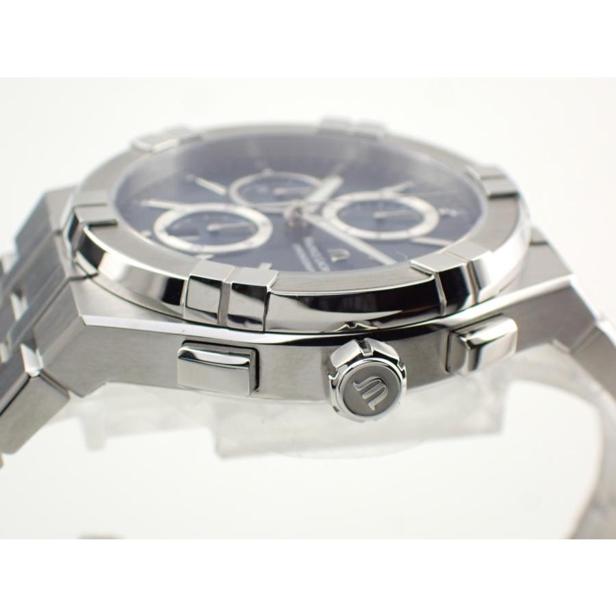 モーリスラクロア アイコン クォーツ クロノグラフ 42mm ダークブルー文字盤 AI1118-SS002-430-1 新品の画像