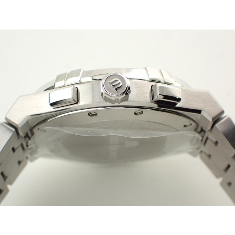 モーリスラクロア アイコン クォーツ クロノグラフ 42mm ダークブルー文字盤 AI1118-SS002-430-1 新品の画像