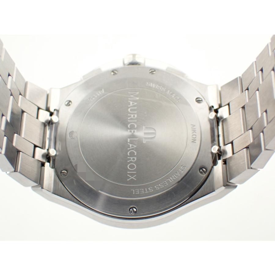 モーリスラクロア アイコン クォーツ クロノグラフ 42mm ダークブルー文字盤 AI1118-SS002-430-1 新品の画像