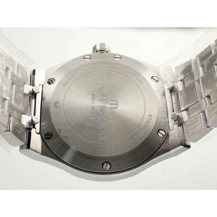 モーリスラクロア アイコン クォーツ デイト 40mm グリーン文字盤 AI1108-SS002-630-1 新品の画像
