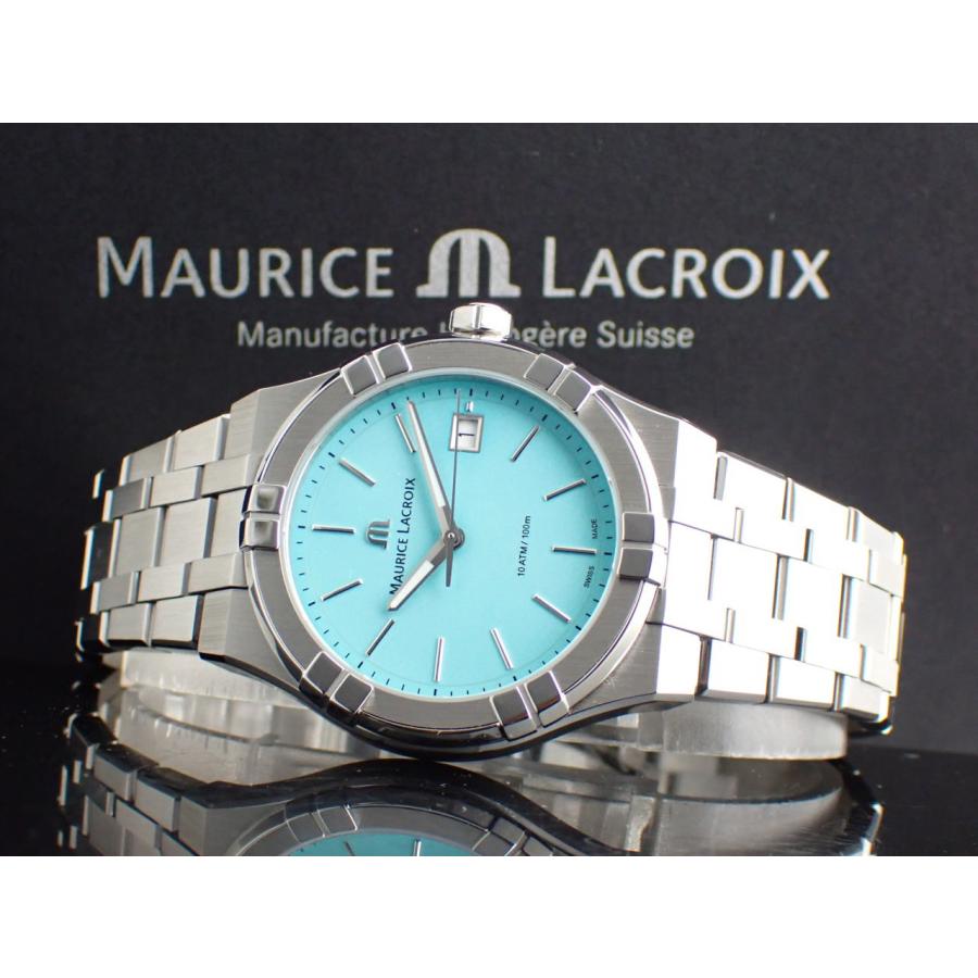 モーリスラクロア アイコン クォーツ カラーズエディション 40mm ライトブルー文字盤 AI1108-SS002-431-1 新品の画像