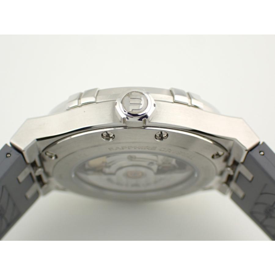 モーリスラクロア アイコン オートマチック 42mm グレー文字盤 ラバーベルト AI6008-SS000-230-2 新品の画像