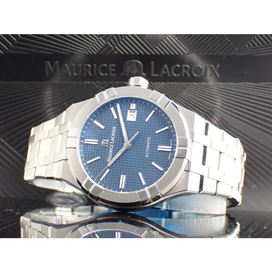 モーリスラクロア アイコン オートマチック デイト 42mm ブルー文字盤