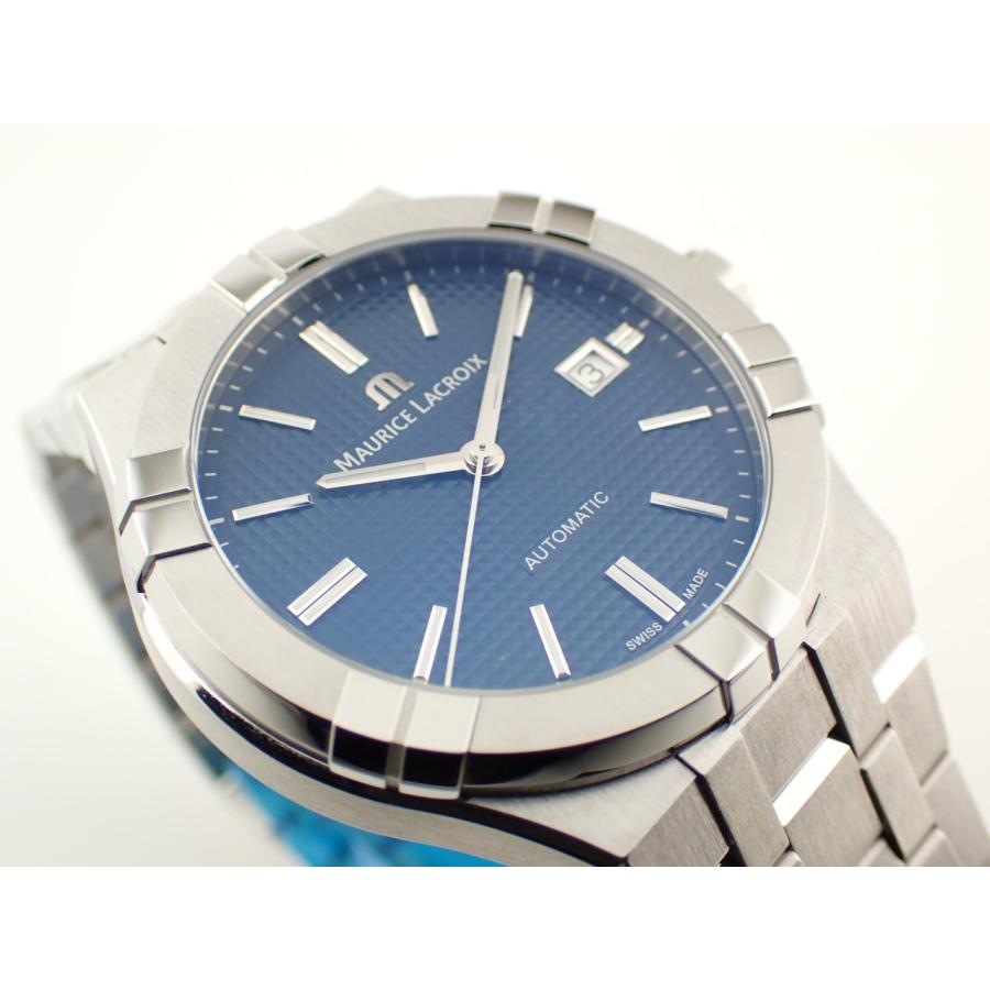 モーリスラクロア アイコン オートマチック デイト 42mm ブルー文字盤
