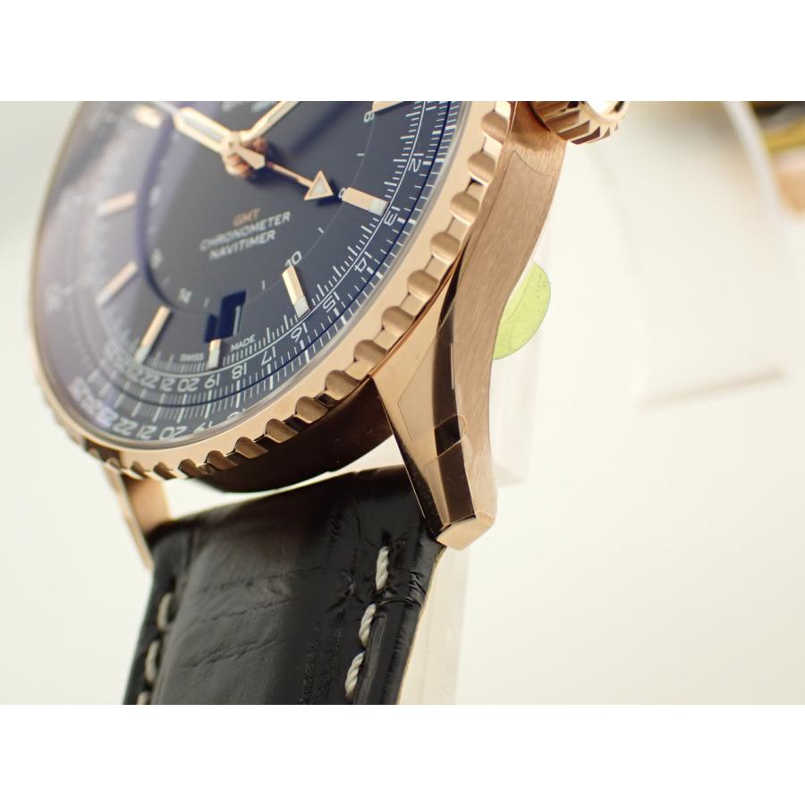 ブライトリング ナビタイマー オートマチック GMT B32 日本限定50本 18K R323101A1B1P1(R32310)新品 | ナビタイマー | 03
