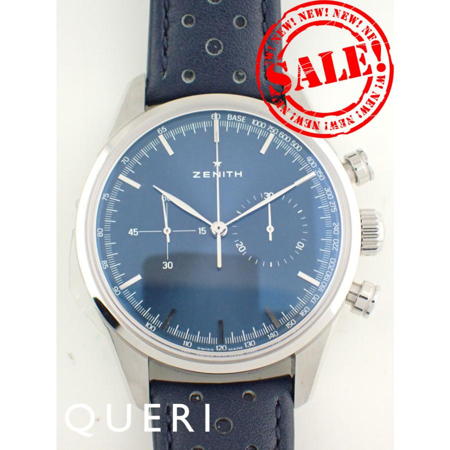 ゼニス クロノマスター ヘリテージ146 38mm ブルー 03.2150.4069/51.C805 新品 | ZENITH（時計）