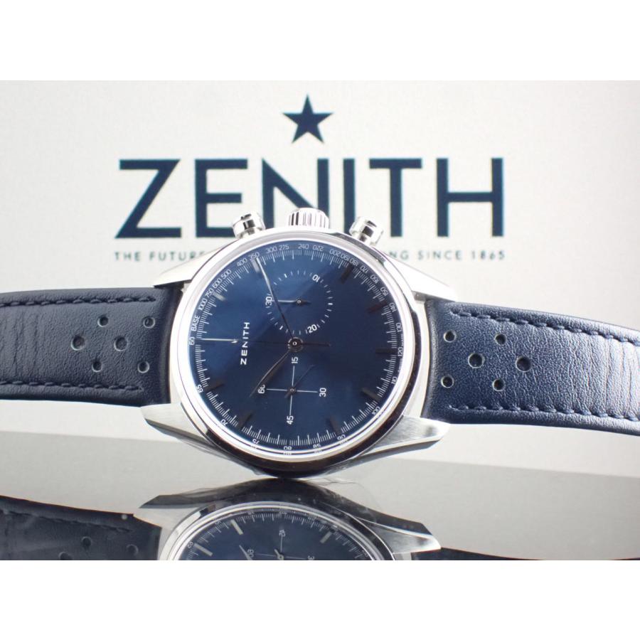 ゼニス クロノマスター ヘリテージ146 38mm ブルー 03.2150.4069/51.C805 新品 | ZENITH（時計） | 12