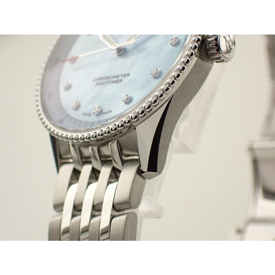 ナビタイマー ブライトリング 32mm レディース クォーツ