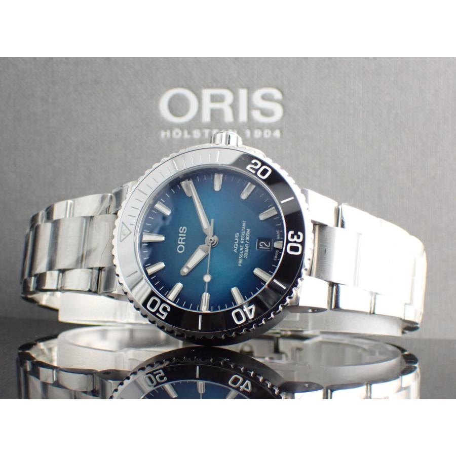 オリス アクイス デイト オートマチック メンズ 01 733 7732 4155-07 8 21 05PEB 新品 | ORIS | 13