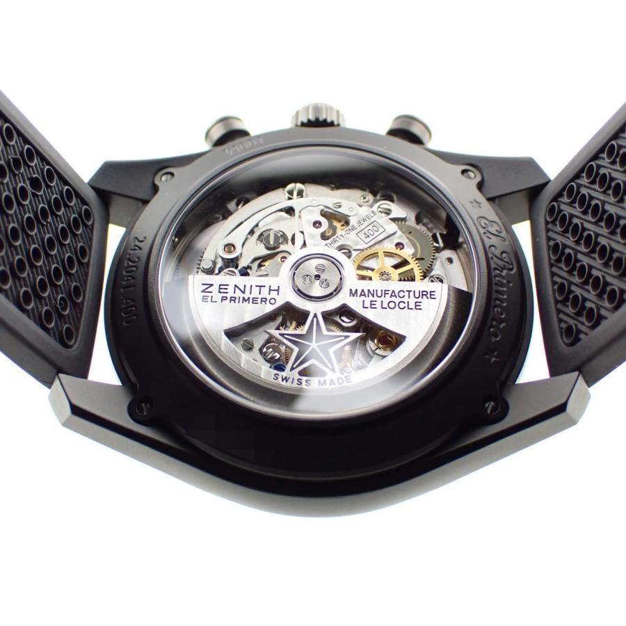 ゼニス エル・プリメロ クロノマスター セラミナイズドアルミニウムケース  24.2041.400/01.R576 新品 | ZENITH（時計） | 07