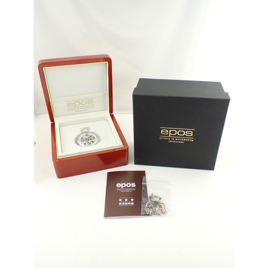 エポス ポケットシリーズ 懐中時計 スケルトン 手巻き 2003 新品 |  | 07