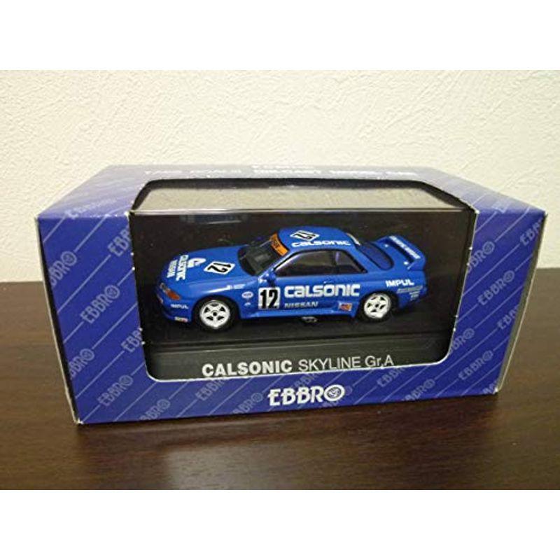 【 新品 】 スカイラインEBBRO カルソニック エブロ 1/43 CALSONIC 1999 BLUE Gr-A GT-R ＳKYLINE ミニカー