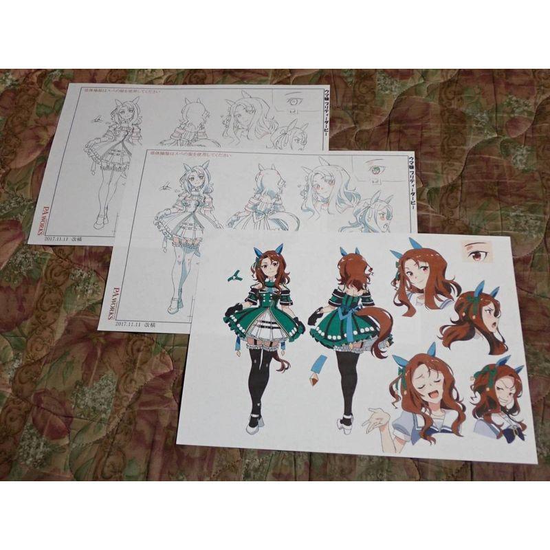 設定資料 カラー スタッフ用 プリティーダービー キングヘイローウマ娘 アニメ ゲーム 作業資料 設定集 線画 原画 その他 最新発見 Themtransit Com