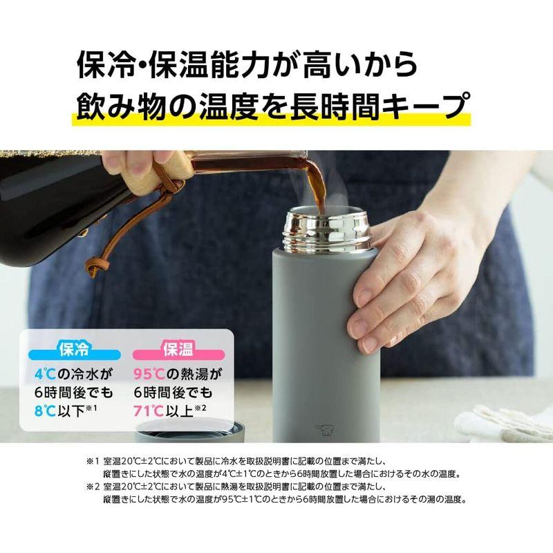 象印マホービン(ZOJIRUSHI) 水筒 スクリュー ステンレスマグ シームレス 直飲み SM-ZB48-GM 480ml マットグリーン｜quessstore｜08