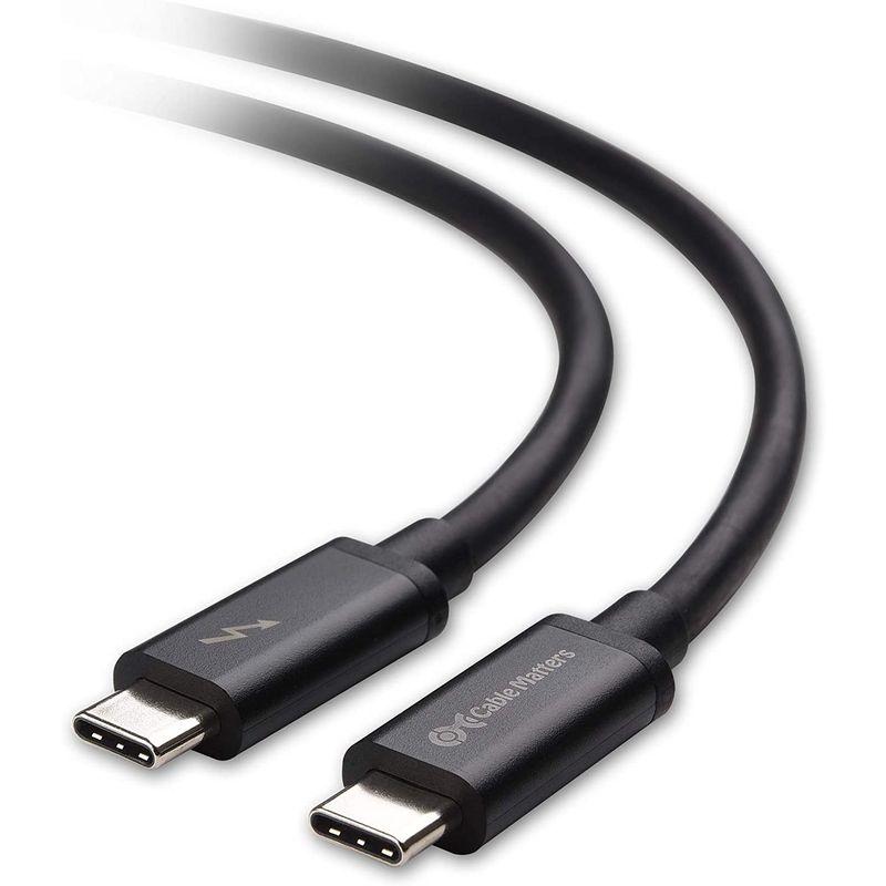 Intel Thunderbolt 認証取得Cable Matters Thunderbolt 3 ケーブル 2m 20 Gbps サンダー｜quessstore｜02