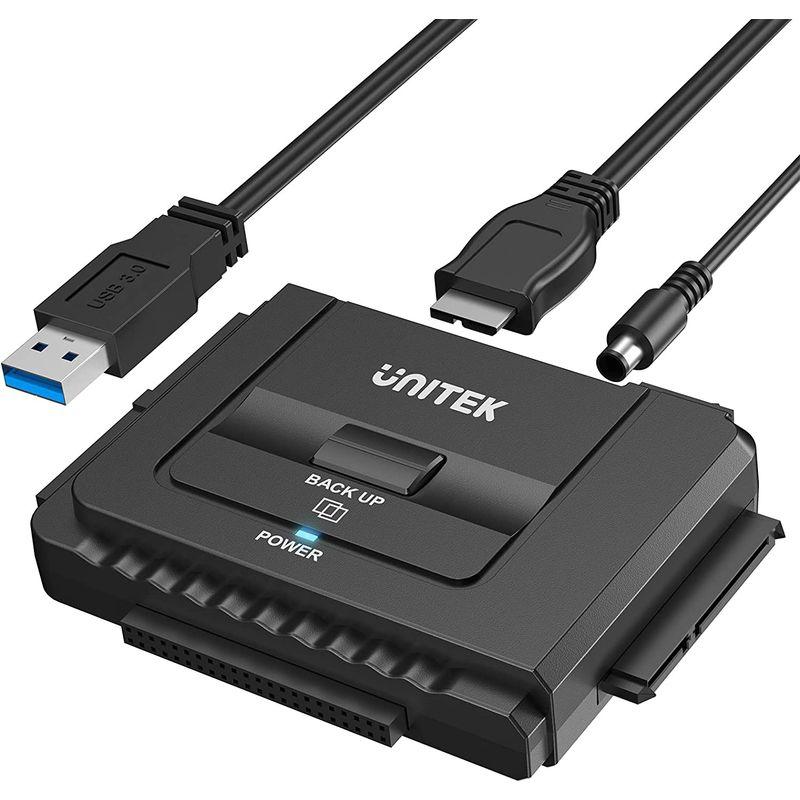 Unitek USB-A IDE SATA 両方対応 USB3.0 ドライブ交換アダプター 2.5/3.5インチHDD SSD 光学ドライブ｜quessstore｜02