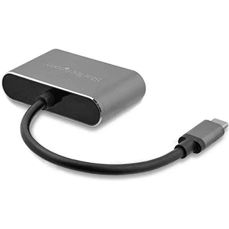 StarTech.com USB-C - VGA/HDMI変換ディスプレイアダプタ 2-in-1 USB Type-Cマルチアダプター 4K｜quessstore｜06
